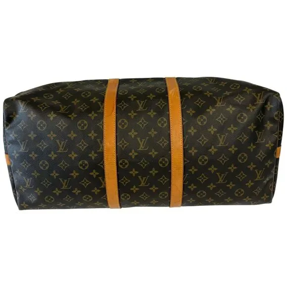 Louis Vuitton Monogram Keepall Bandouliere 55 With Strap COA Included - Picture 7 of 14